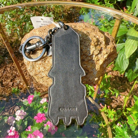 NWT COACH EMBROIDERED ROCKET BAG CHARM 58491 - Picture 4 of 8